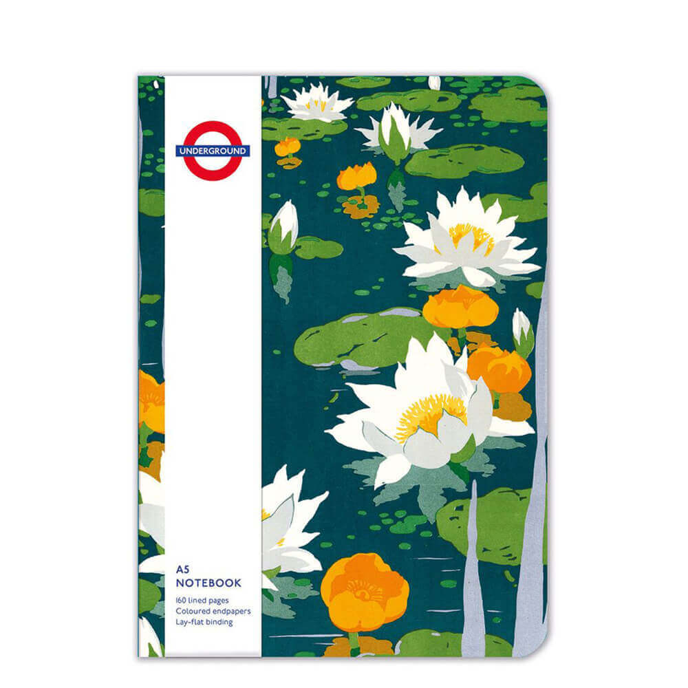 Museums & Galleries Kew Gardens Water Lilies Lined Notebook A5